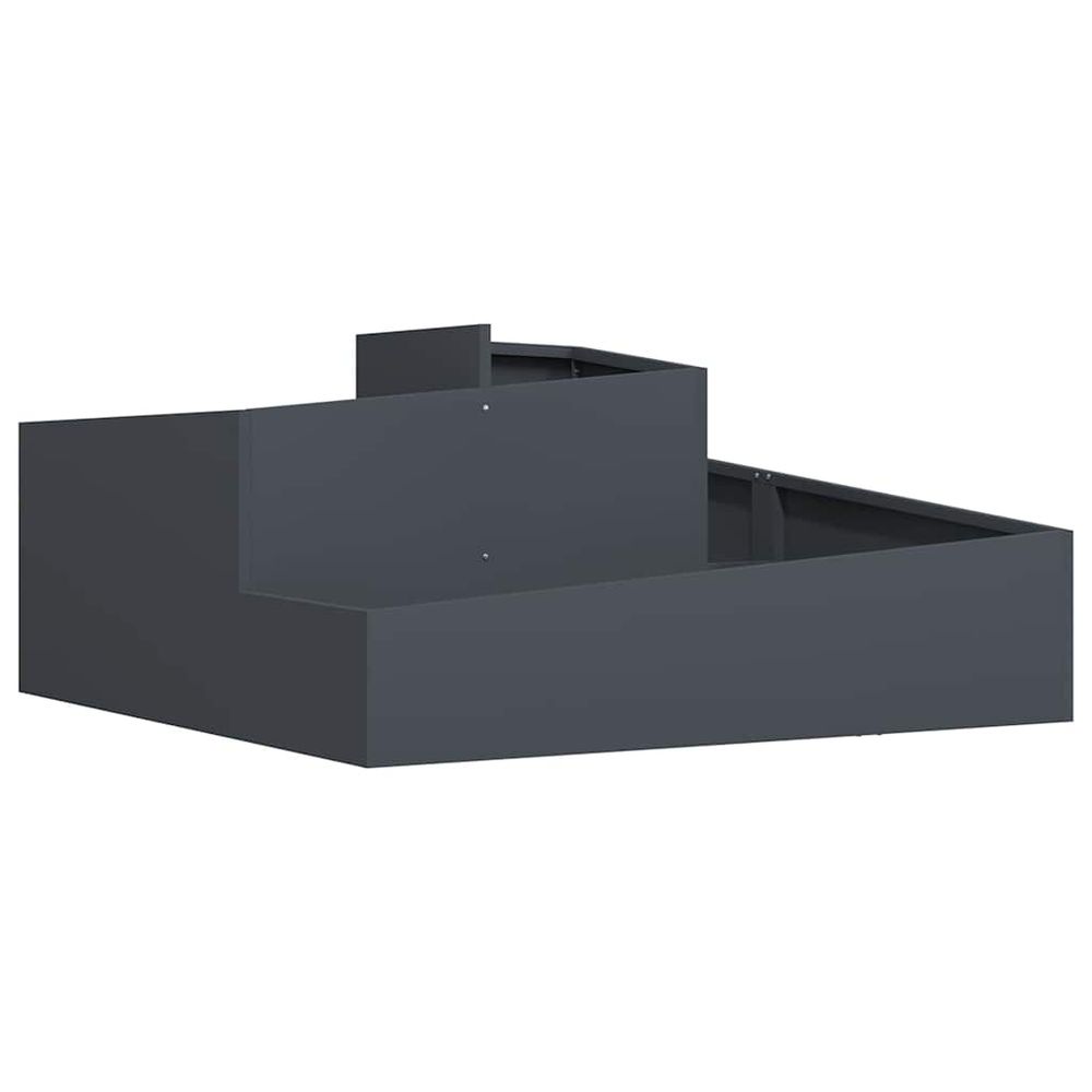 Cache-pot de jardin anthracite 100 x 100 x 50 cm