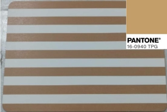 5five - tapis de bain strio 39x60cm rayures jaune en diatomite