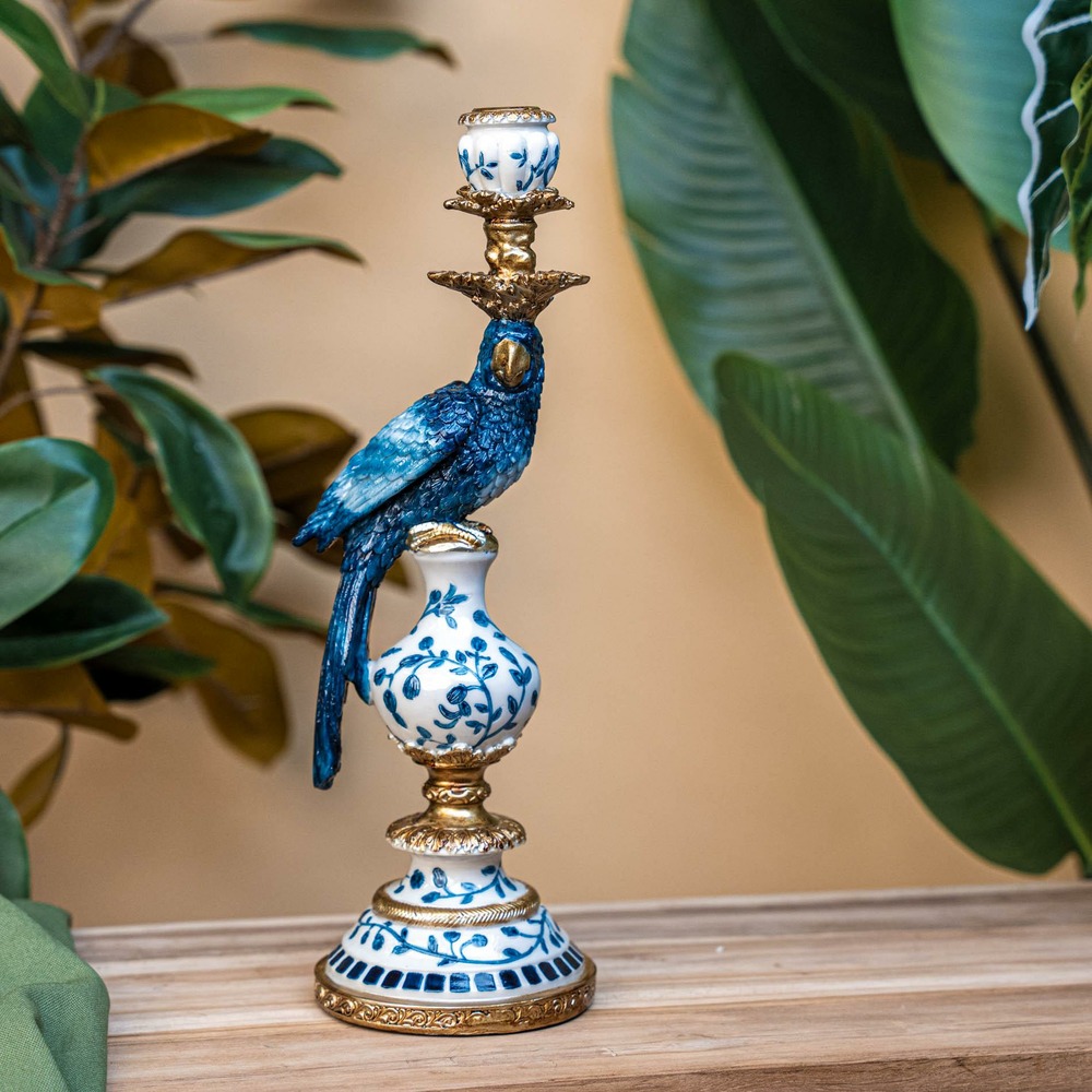 Chandelier - dutch bleu parrot - rechts