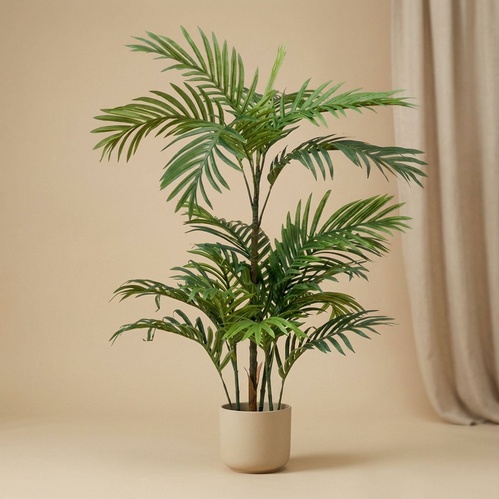 Palmier phoenix plante artificielle - h90 cm - ø11 cm