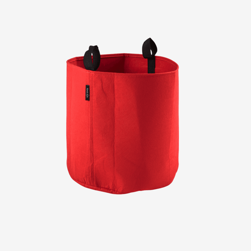 Sac plantation feutre géotextile 40 cm 50,3 l rouge cerland
