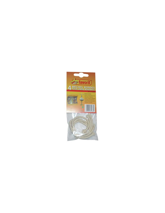 Mèche ronde p/lampe huile d.5mm x4 2038 - favorit