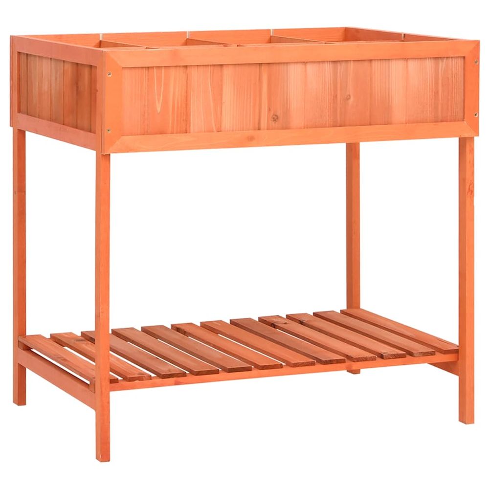Jardinière à herbes 80x60x80 cm bois de sapin massif