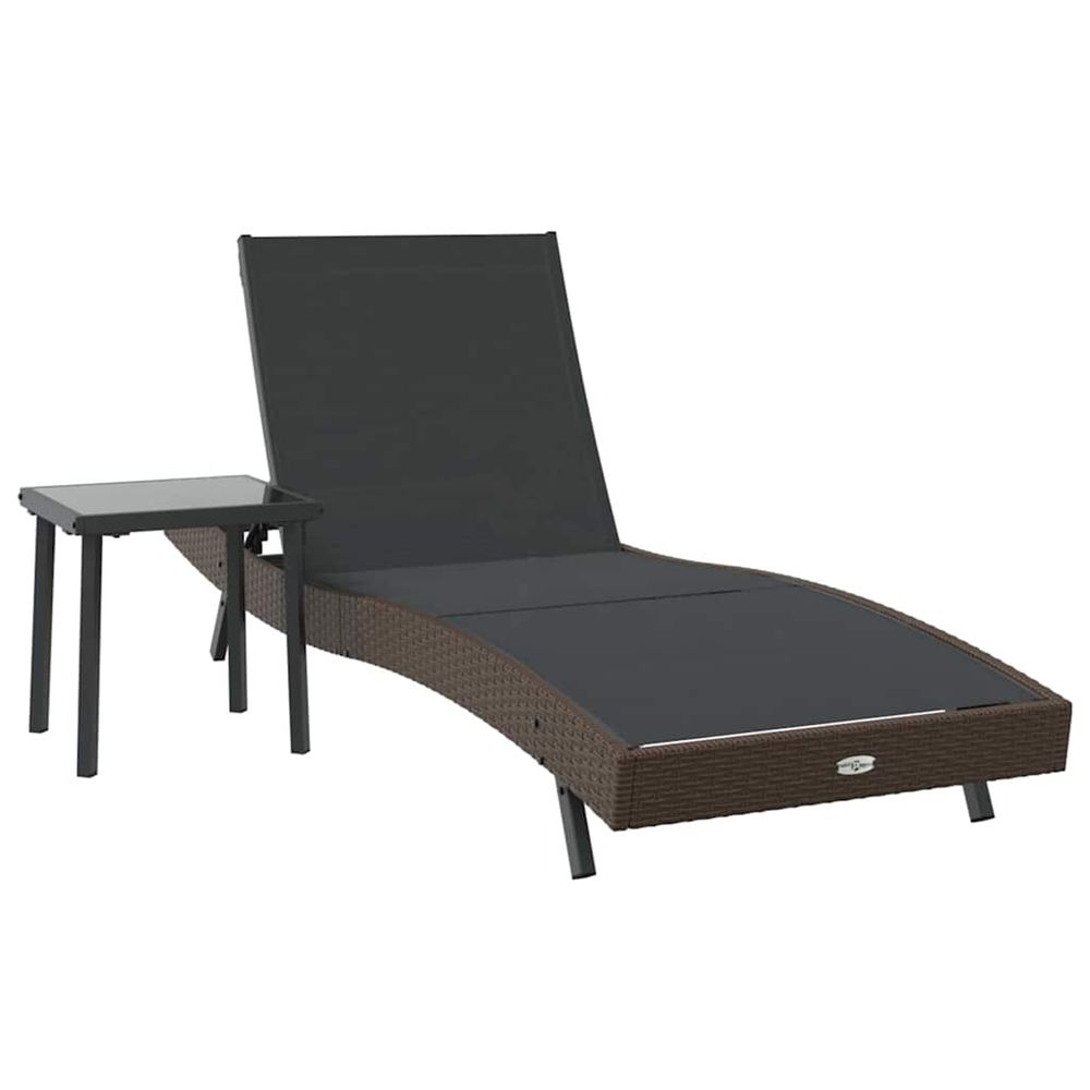 Transat 2 pc polyrotin noir et marron