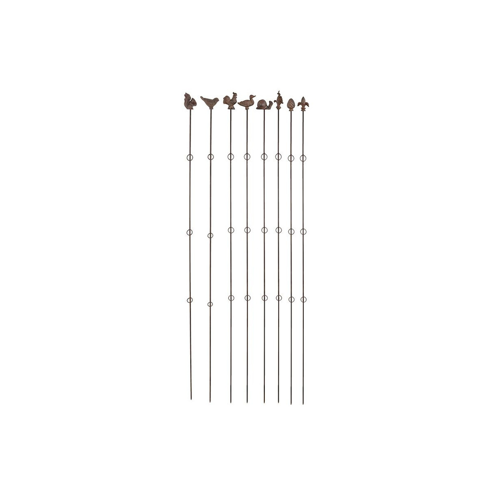 Supports à plantes verticaux (lot de 8) hauteur 175 cm