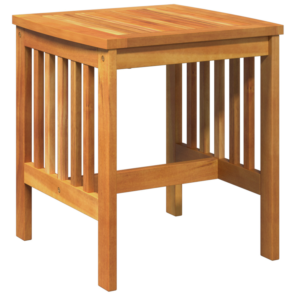 Ensemble de jardin 3 pièces avec coussins en bois d'acacia massif