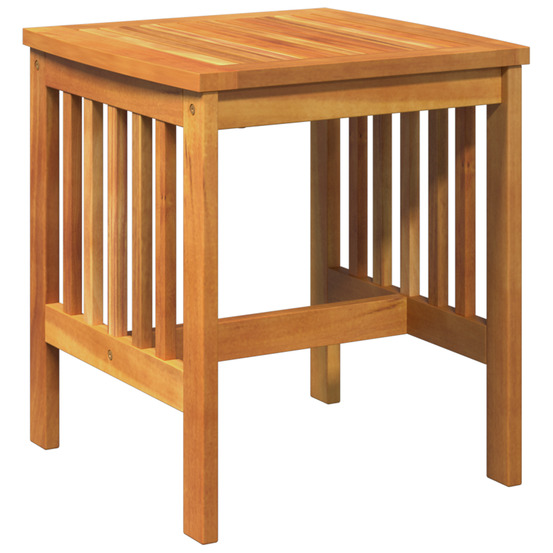 Ensemble de jardin 3 pièces avec coussins en bois d'acacia massif