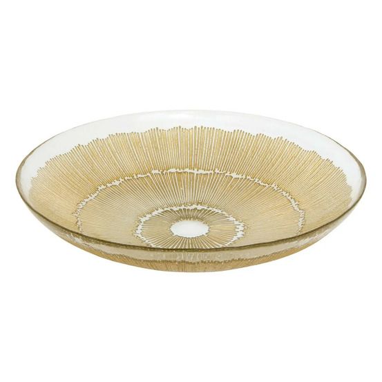 Plat de présentation en verre
