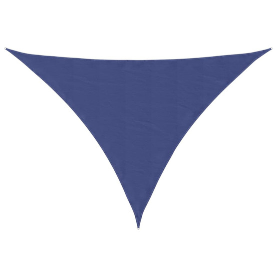 Voile de parasol tissu oxford triangulaire 3x4x5 m bleu