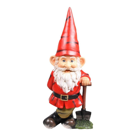 Nain de jardin en résine andré pelle - 40 cm