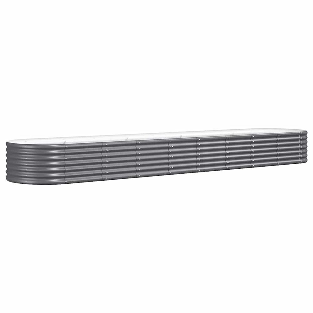 Lit surélevé de jardin acier galvanisé anthracite