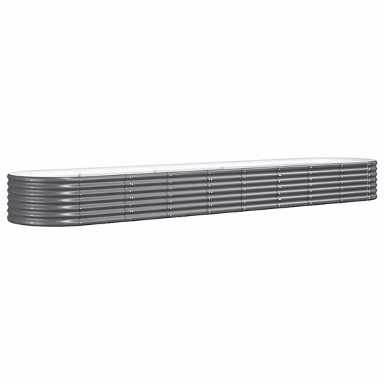 Lit surélevé de jardin acier galvanisé anthracite