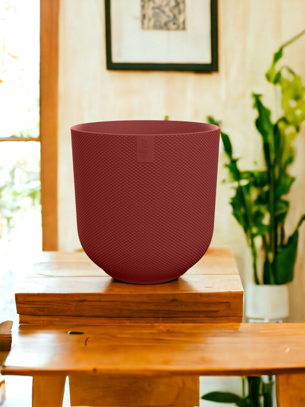 Cache-pot elho jazz rouge - d26 x h24