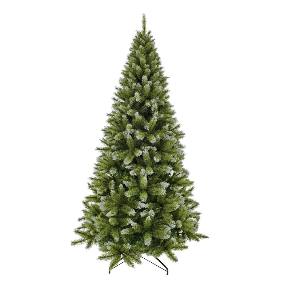 Triumph tree pittsburgh sapin de noël artificiel vert givré - décoration noël pour intérieur - arbre de noël artificiel pvc avec