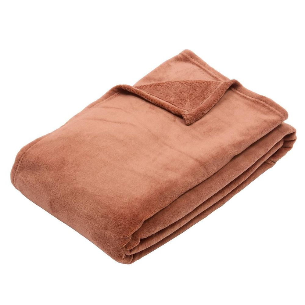 Plaid uni microfibre 
