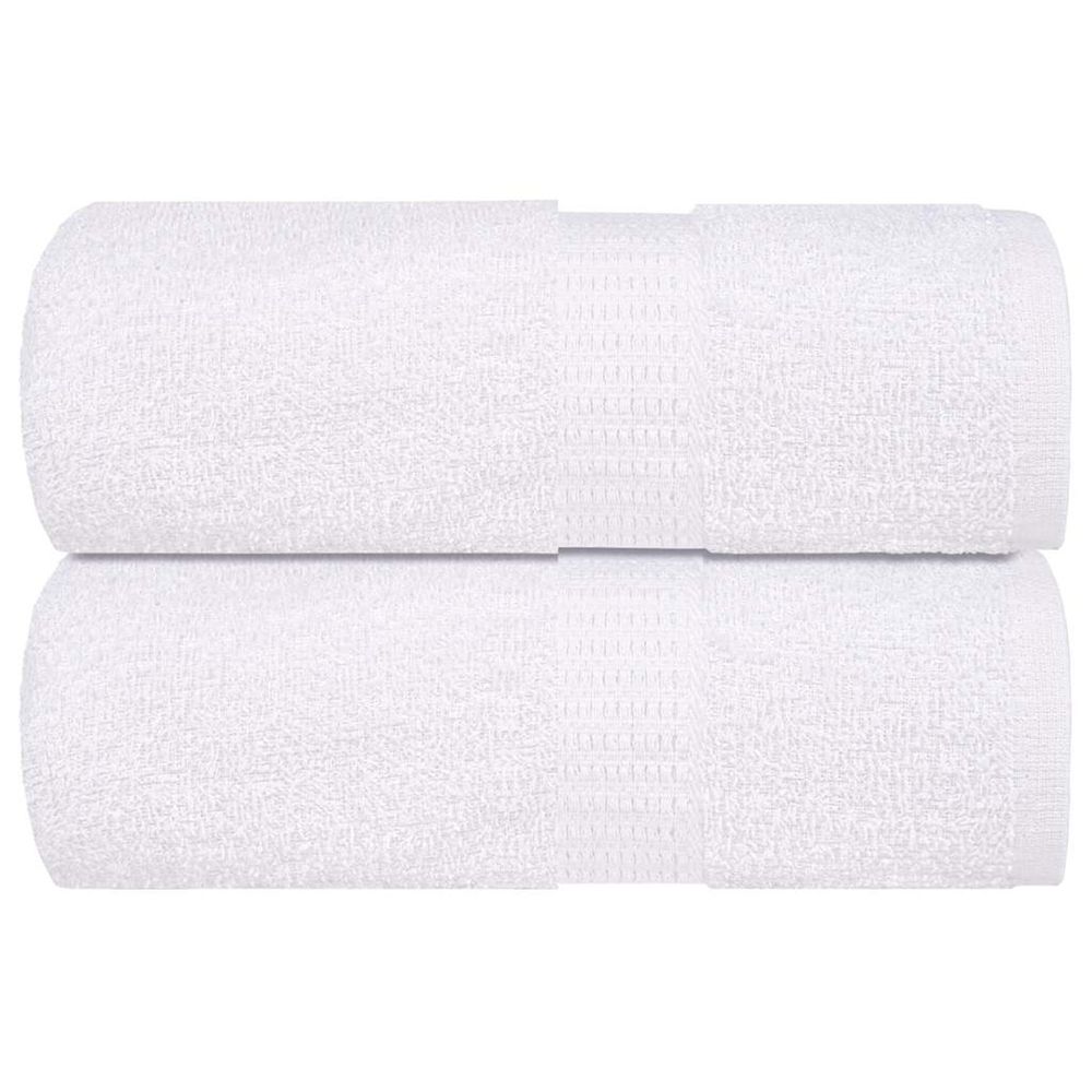 Gants de toilette frogn 2 pcs blanc 15x21 cm 360 g/m²