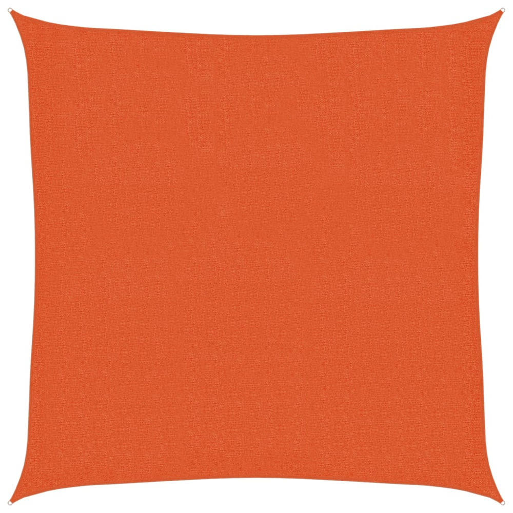 Voile d'ombrage 160 g/m² orange 2,5x2,5 m pehd