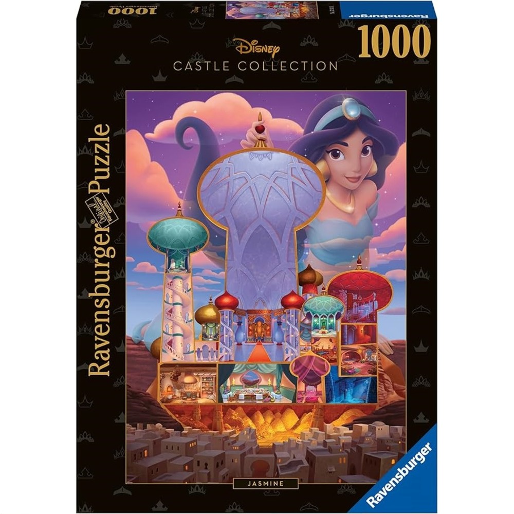 Puzzle jasmine châteaux disney 1000 pcs