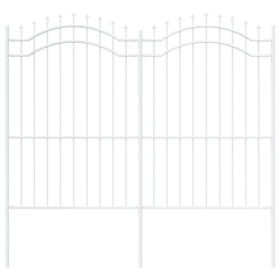 Clôture de jardin woerden blanc 240 x 215 cm