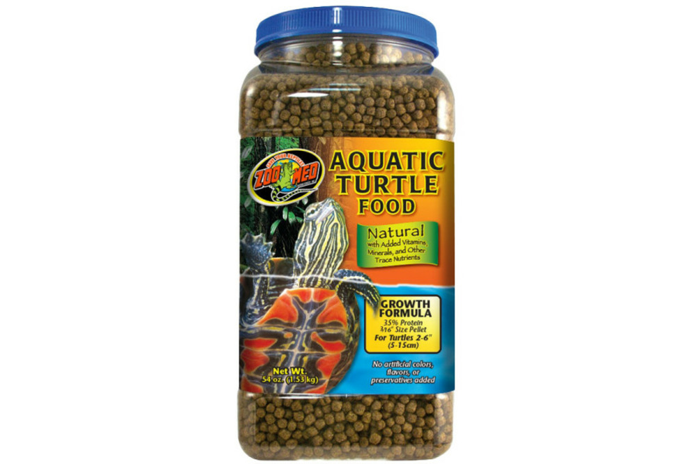 Alimentation pour tortue d'eau en croissance - aquatic turtle food 1.530 kg - granulés pour reptiles