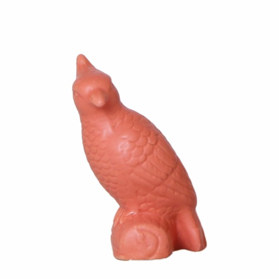Ornement décoratif cacatoès - terracotta