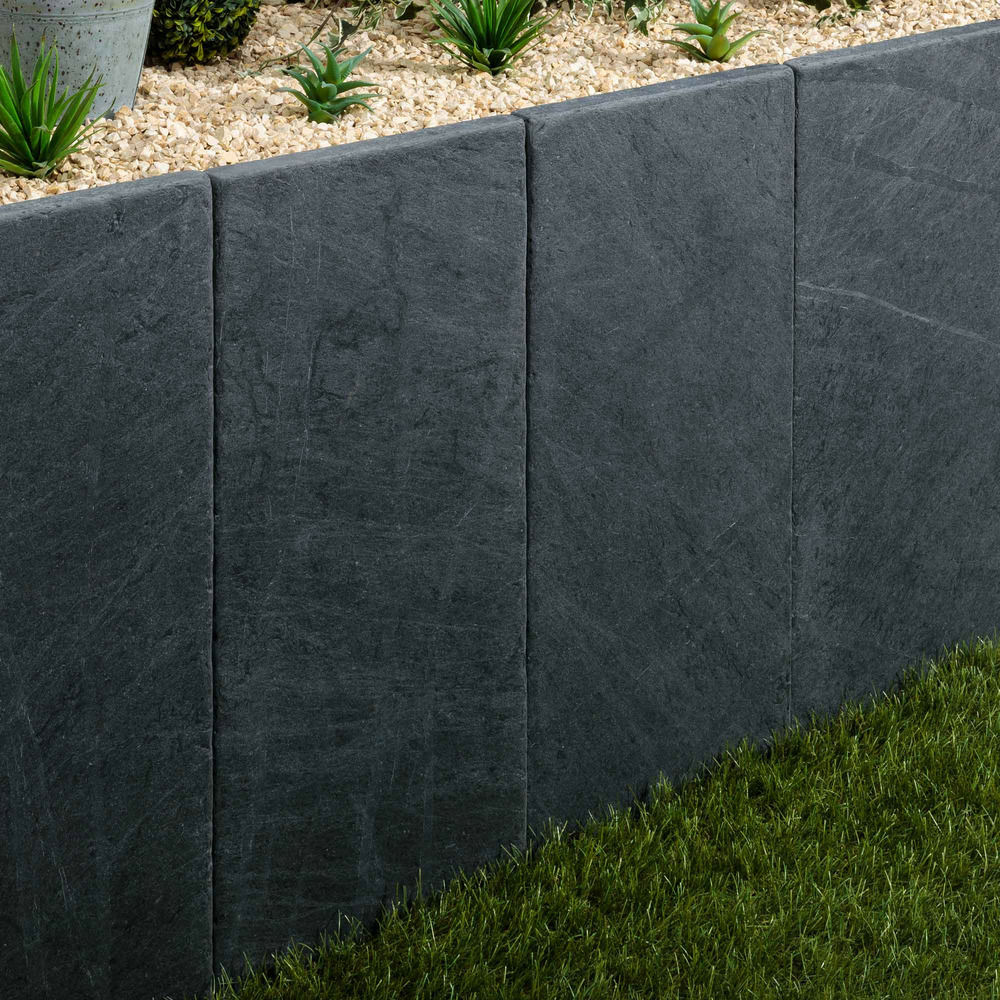 Palis ardoise noire vieillie 100x30x3 cm (à l'unité) - ro'ma nature