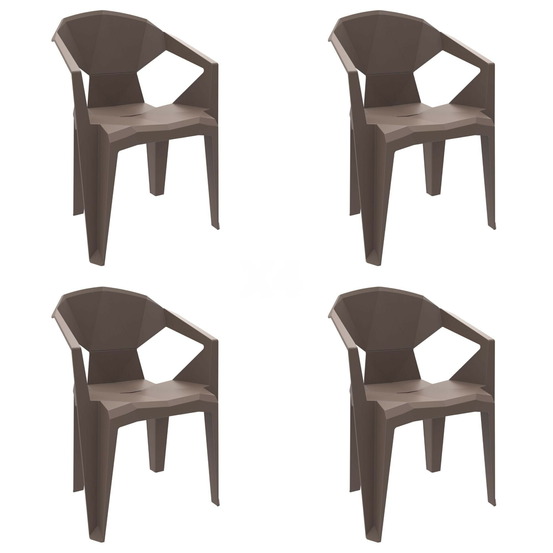 Fauteuil intérieur extérieur delta set de 4 - resol