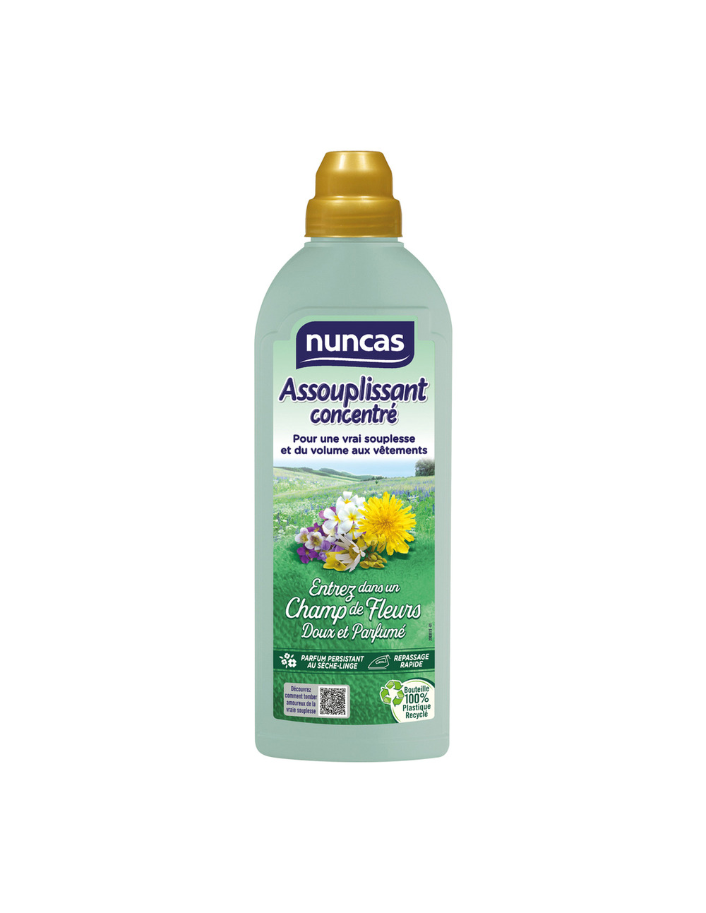 Assouplissant concentré champ de fleurs 750ml - nuncas