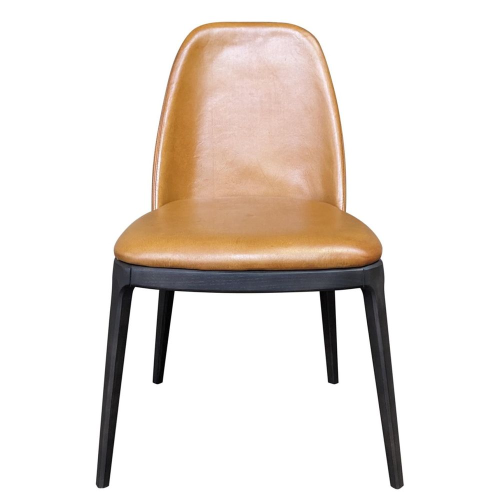 Chaise cuir marron - interior's