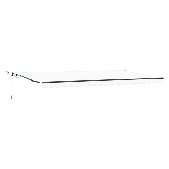 Tissu de auvent blanc 600 × 300 cm polyester