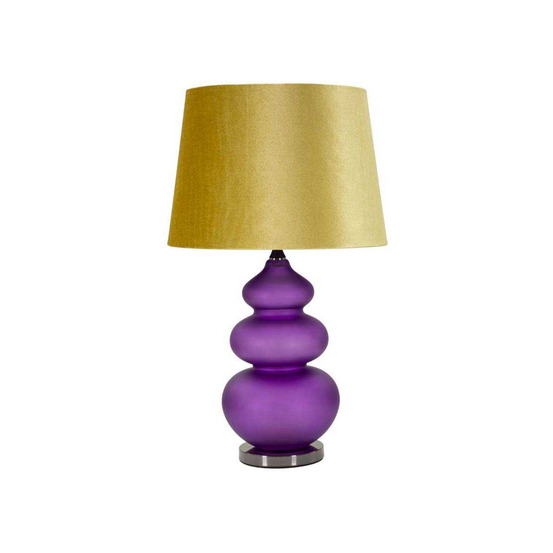 Lampe à poser en verre et métal milva 40 x 70 cm