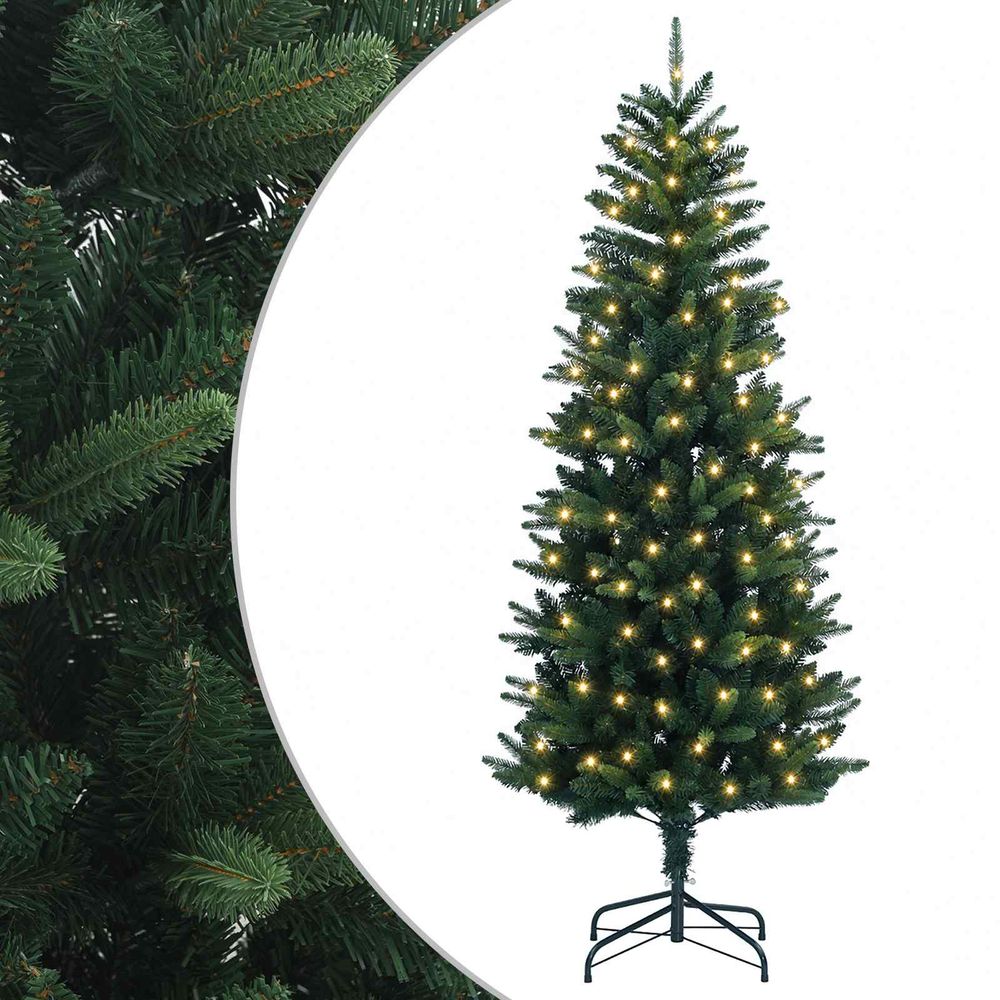 Sapin de noël artificiel à branches articulées 120 cm 150 led