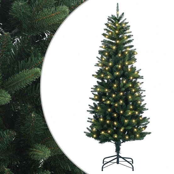 Sapin de noël artificiel à branches articulées 120 cm 150 led