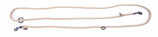 Martin sellier - laisse 3 positions pour chiens en nylon martin sellier - laisse avec mousqueton carabine