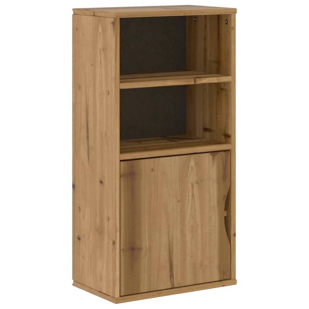 Armoire latérale odda 40x24x79 cm bois massif pin
