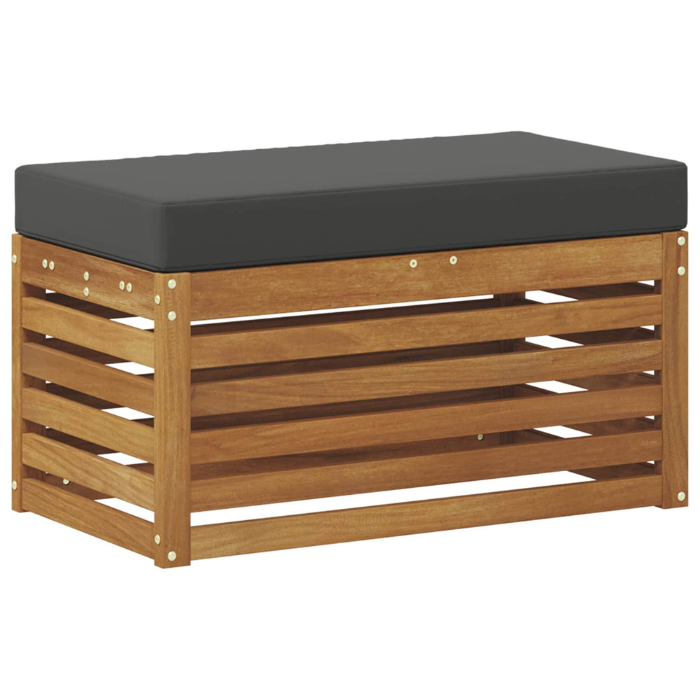 Banc de jardin bois d'acacia massif naturel