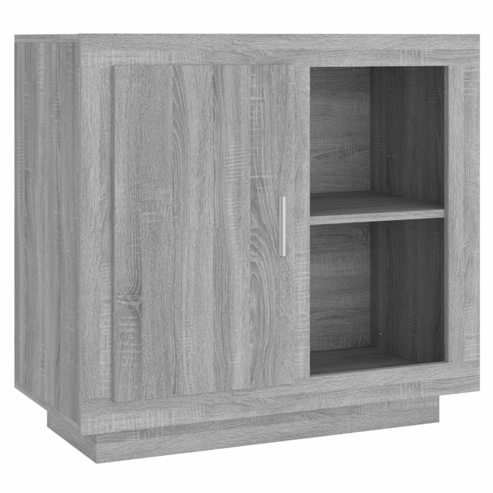 Buffet bahut commode armoire meuble de rangement organisateur cuisine salle de séjour salon sonoma 80 x 40 x 75 cm gris 02_00