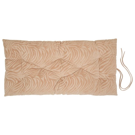 Coussin de sol tigris beige lin 120x60cm