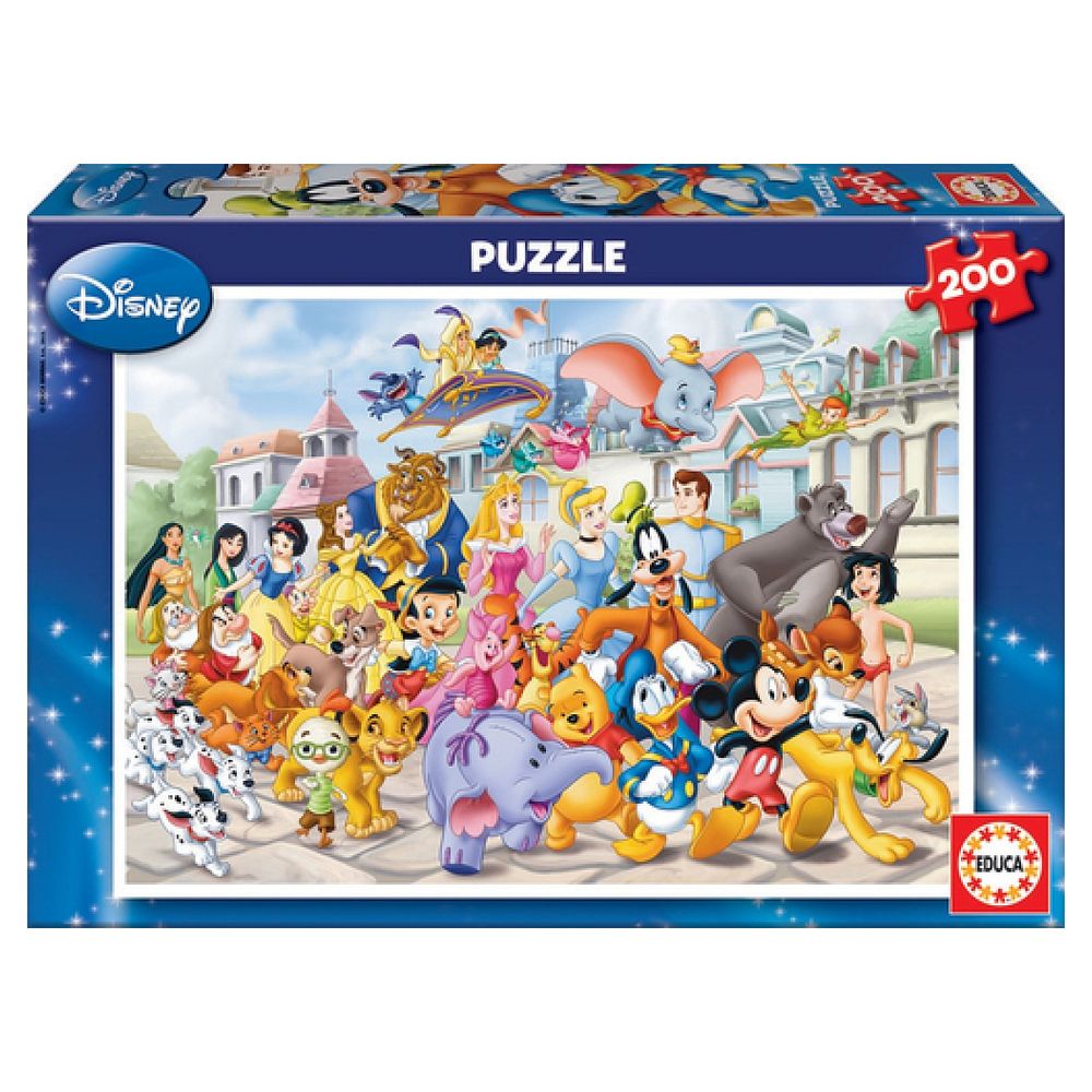 Puzzle 200 pcs - defile disney