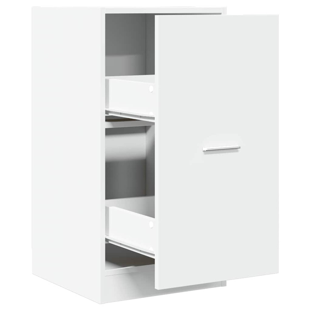 Armoire d'apothicaire blanc 40x41x77,5 cm bois d'ingénierie