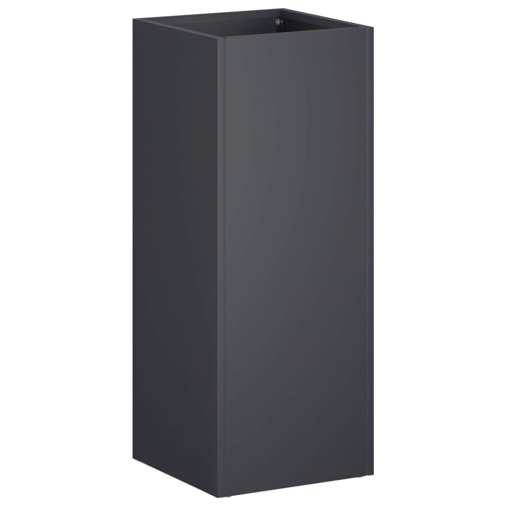 Cache-pot de jardin anthracite 20 x 20 x 40 cm