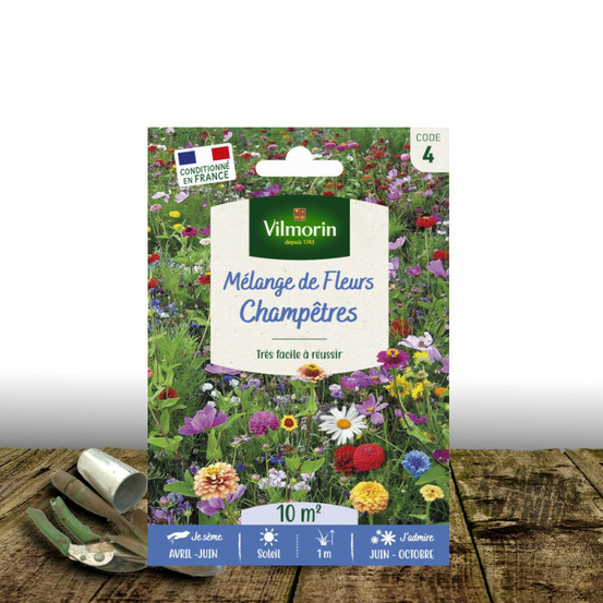 Graines en mélange de fleurs - bouquets champêtres sachet - 4 m²