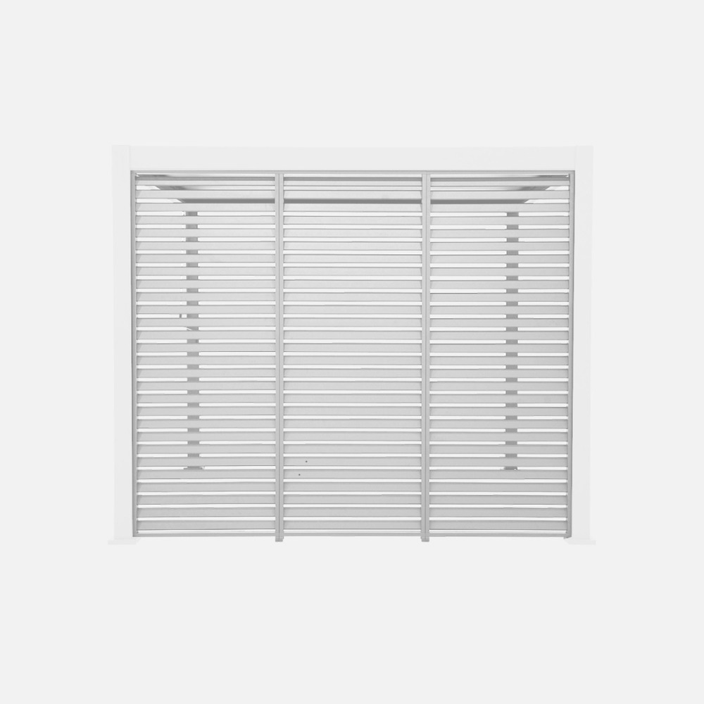Lot de 3 persiennes 100cm pour pergola bioclimatique aluminium 3x3m v2 4x3m 6x3m triomphe