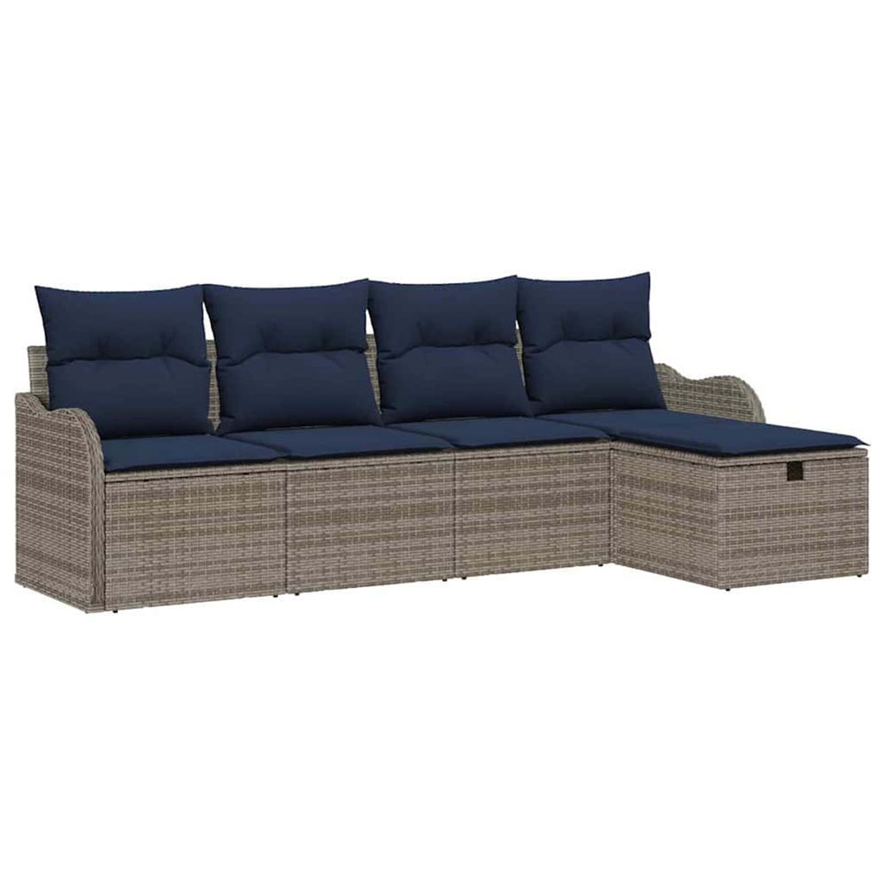 Ensemble de canapé de jardin 5 pc 4-nombre de places