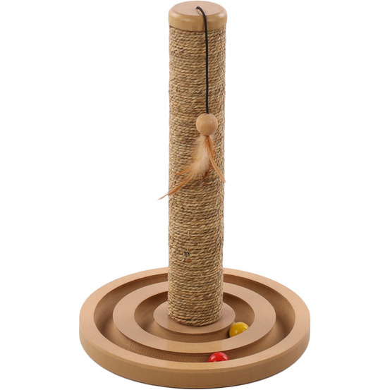 Arbre à chat brigitte brun naturel ø 30 cm x 45.5cm