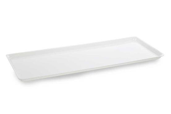 Plat en plexiglas grande surface blanc 670x270x17mm - matériel chr pro