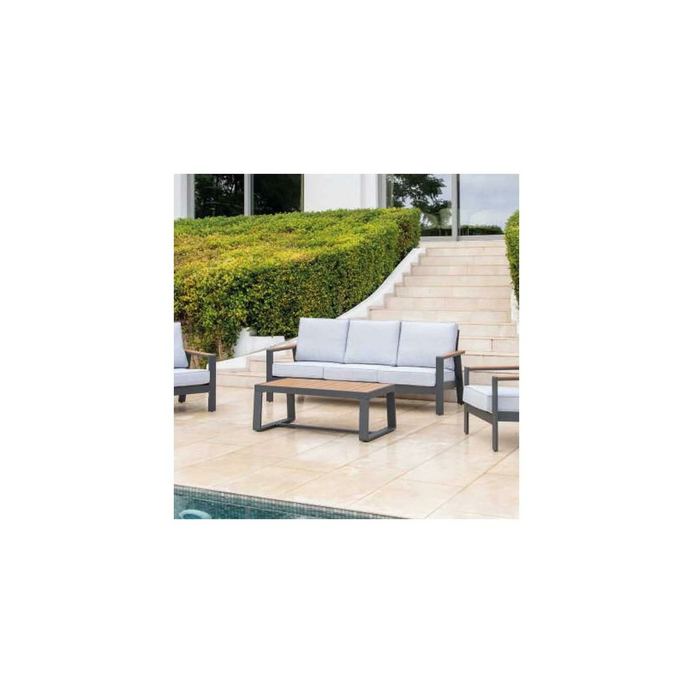 Salon de jardin détente en aluminium 5 places turquia