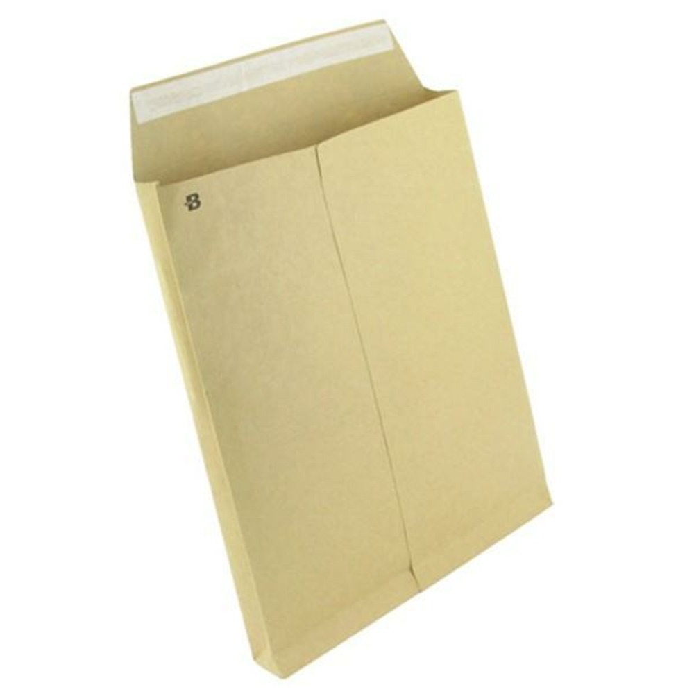 10 enveloppes kraft 115 g - 22,9 x 32,4 cm à soufflet