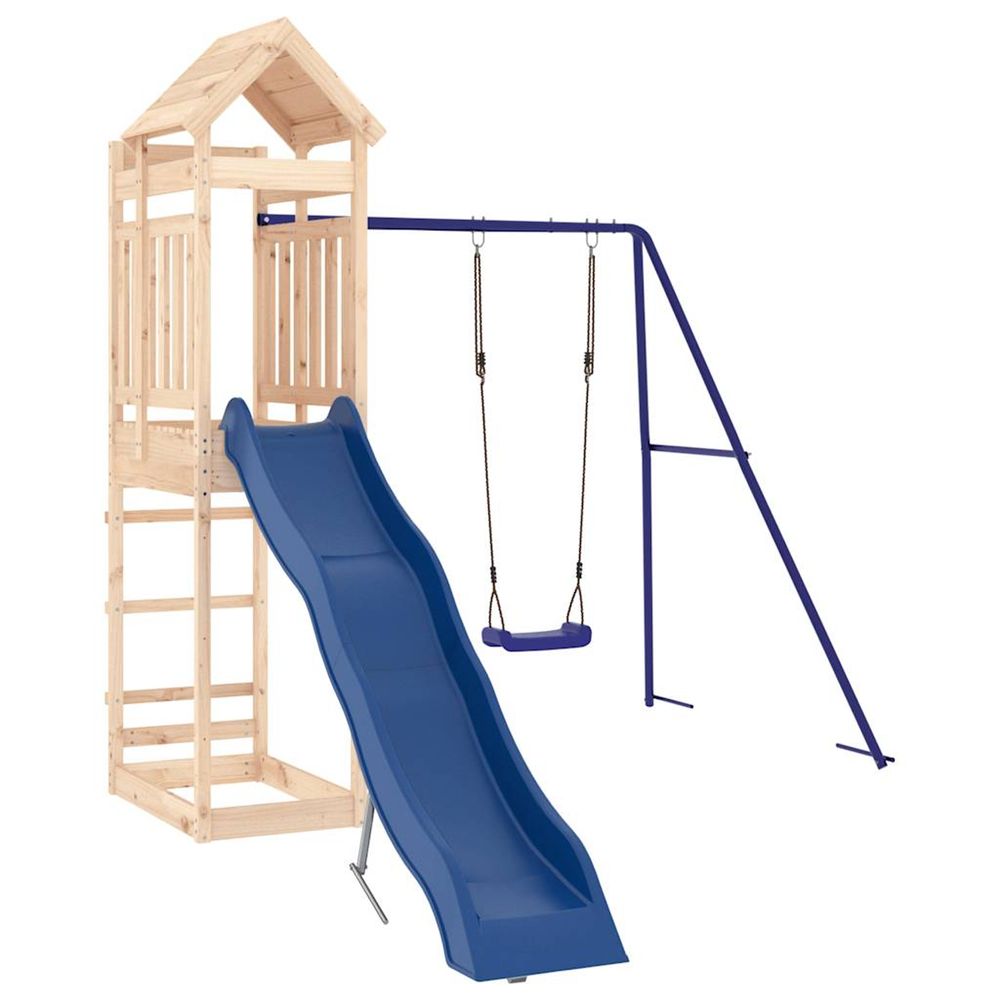Aire de jeux d'extérieur bois de pin massif