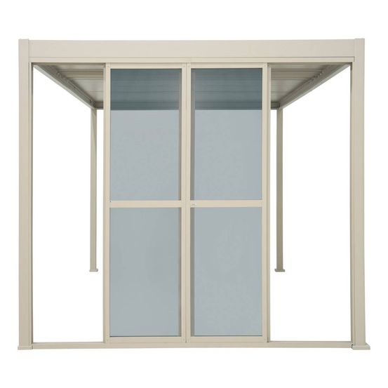 Portes pour pergola evora grand modèle 3m argile